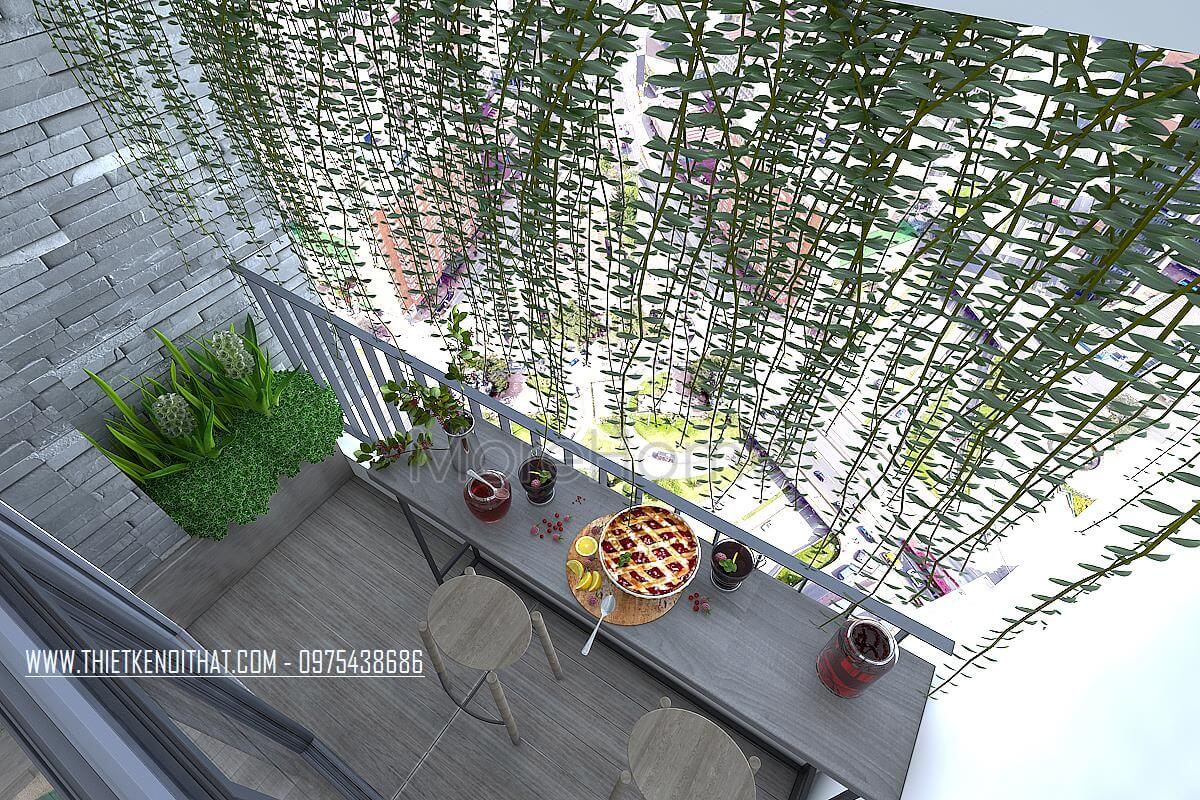 Thiết kế nội thất góc thư gian đẹp cho chung cư Mon City Mỹ Đình Nam Từ Liêm Hn